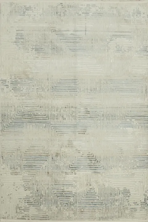 Modern Textured Area Rug with a Minimalist Geometric Theme 5x8