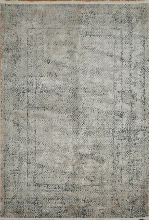 Textured Modern Rug in Gray for Stylish Urban Homes 5x8