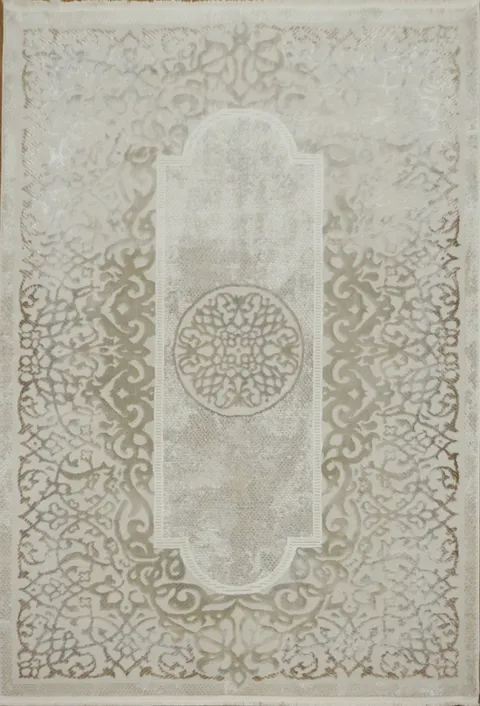 Classic Ornate Beige and Grey Rug – Sophisticated Home Luxury 5x8