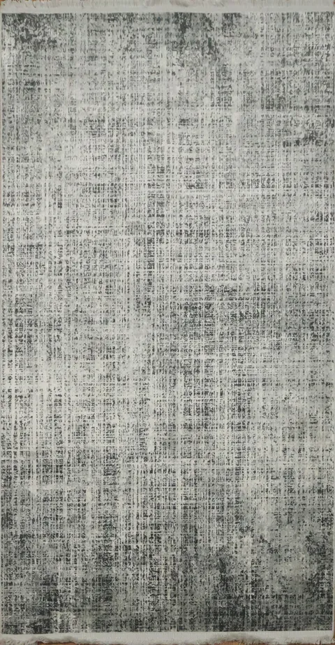 Elegantly Distressed Grey Rug for Contemporary Interiors 3x5