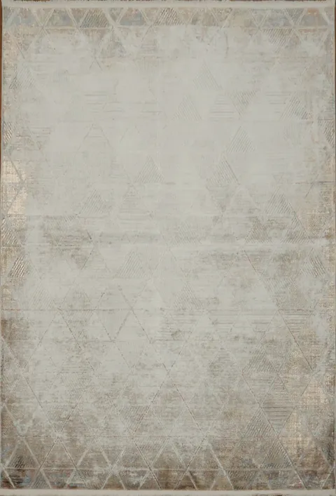 Elevate Your Space with a Subtle Geometric Pattern Rug 5x8