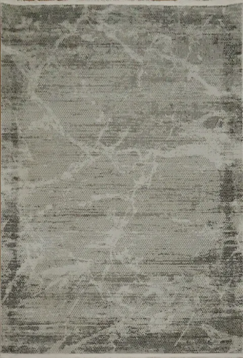 Contemporary Grey Marble Texture Rug for Modern Living Spaces 5x8
