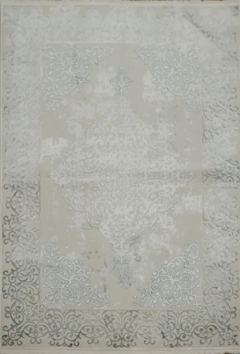 Refined Beige Rug with Classic Design for Modern Homes 5x8