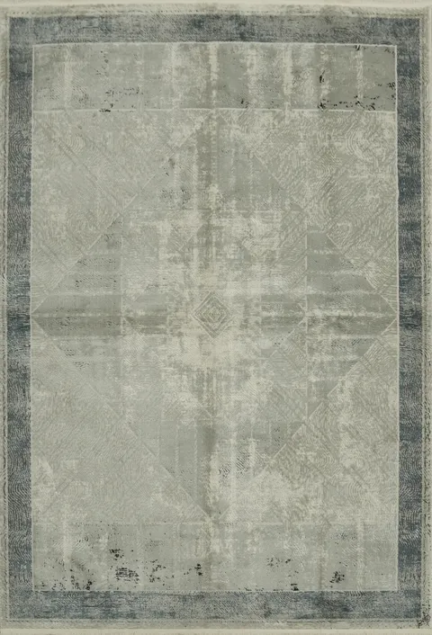 Timeless Gray Patterned Area Rug for Modern Interiors 5x8