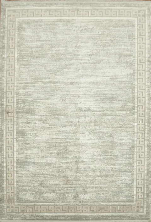 Classic Neutral Silver Grey Rug Ideal for Creating a Calming Atmosphere 5x8