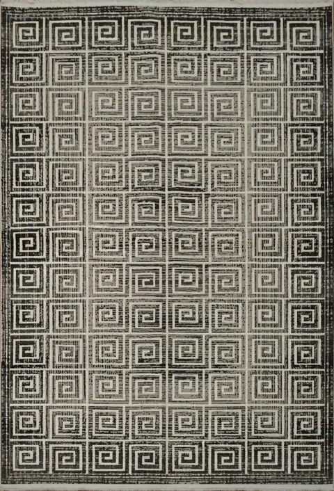 Bold Contemporary Pattern Rug for a Stylish Living Room 5x8