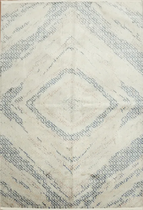 Elegant Diamond Pattern Rug for Modern Living Spaces 5x8