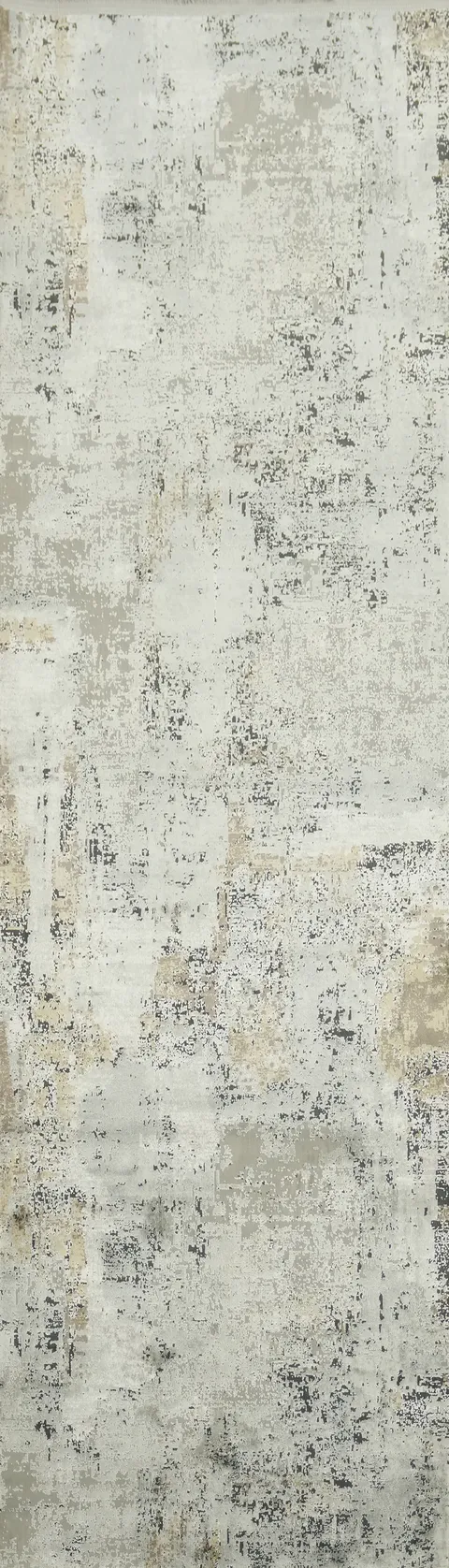 Neutral Tonal Rug with Contemporary Urban Design 3x10