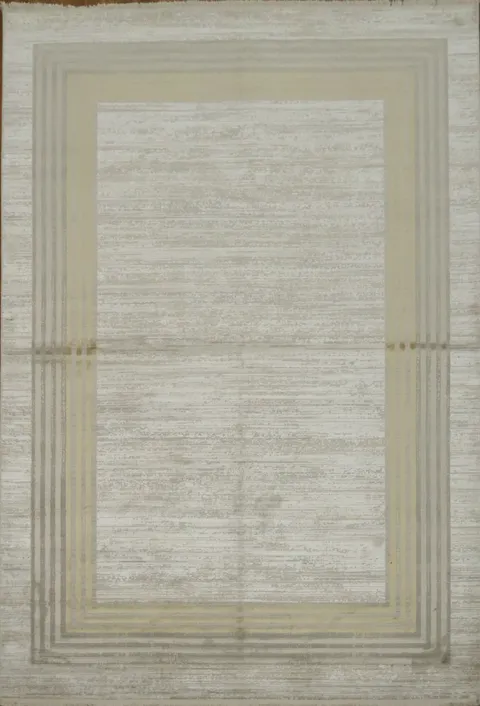 Contemporary Style Rug with Subtle Geometric Design 5x8