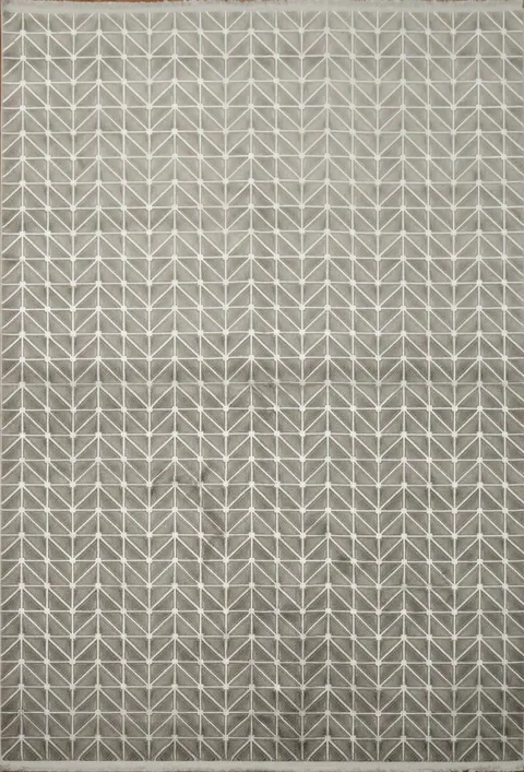 Sophisticated Geometric Design Rug for Chic Urban Interiors 5x8
