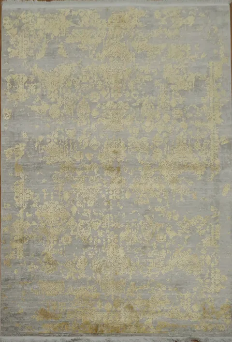 Sophisticated Gold and Grey Rug to Elevate Your Space 5x8
