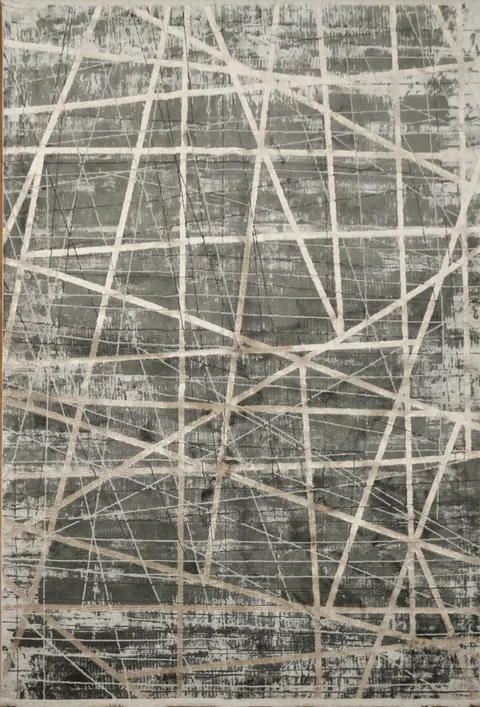 Intricate Webbed Design Area Rug for Contemporary Spaces 5x8