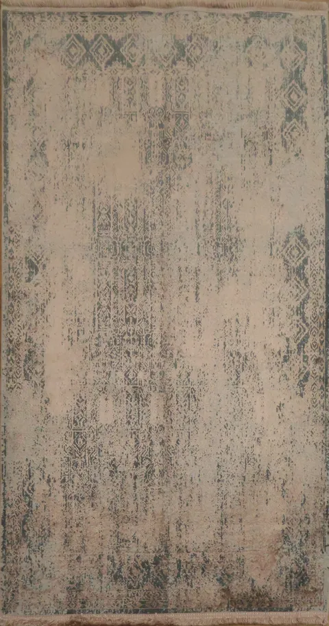 Antique Look Rug with Intricately Dainty Edge Details 3x5