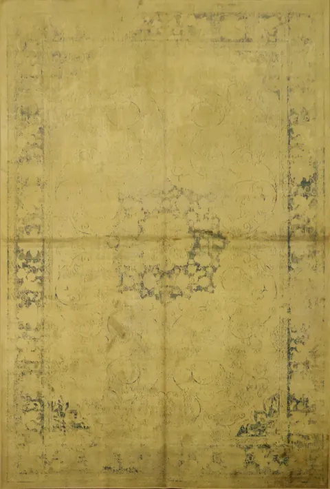 Vintage Charm: Distressed Pattern Area Rug 5x8