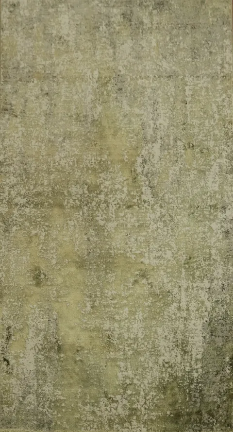 Organic Texture Rug with Soothing Green and Gray Hues