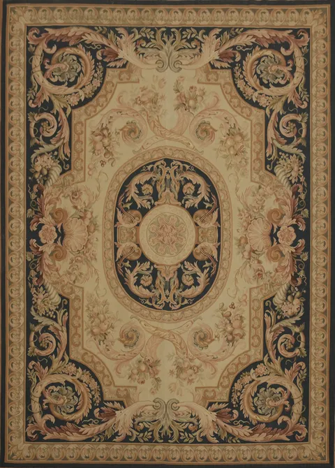 Aubusson Tapestry Chinese Area Rug 9x12