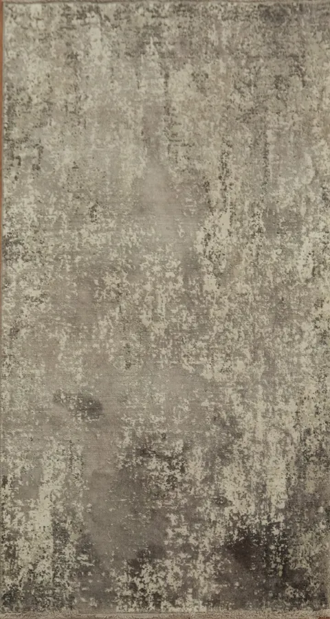 Elegant Abstract Patterned Rug in Neutral Shades