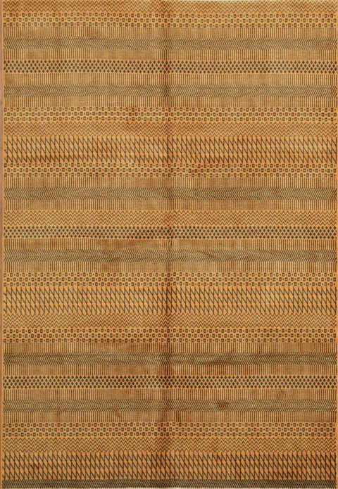 Elegant Earth-Toned Tribal Pattern Area Rug for Cozy Interiors 6x9