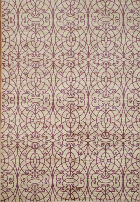 Modern Geometric Turkish Area Rug 6x9