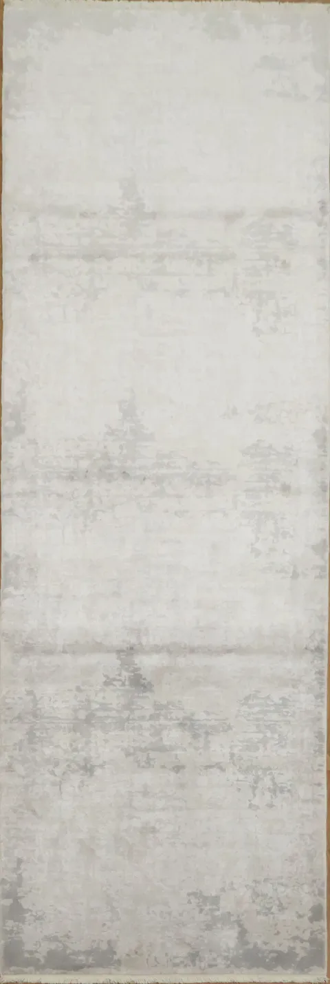 Contemporary Charm: Neutral Gray Rug Perfect for Any Room Decor 3x10