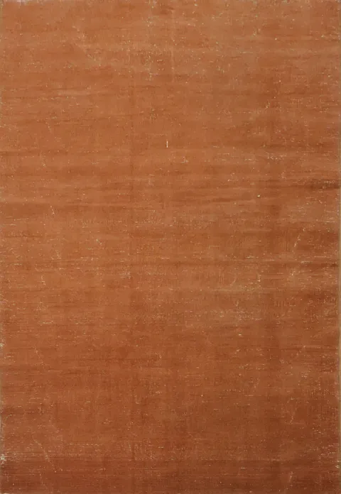 Warm Terracotta Handwoven Rug for Cozy Interiors 5x7