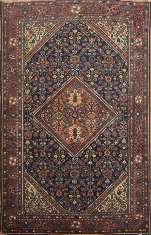 Collectible Wool Mahal Persian Rug 4x7