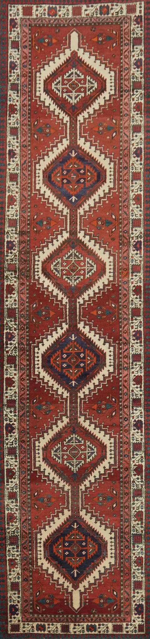 Ardebil Persian Runner wool Rug 3x14