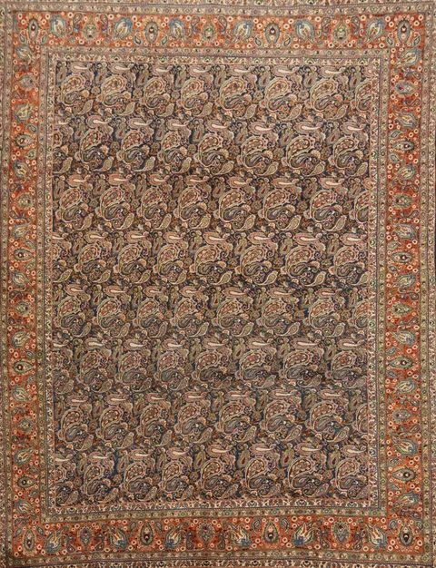 Top Qualityu Wool Kashmar Persian Area Rug 10x13