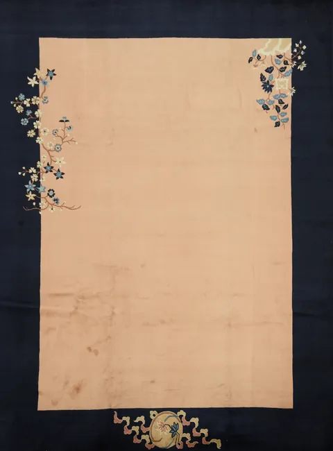Decorative Collectible Art Deco Chinese Area Rug 9x13