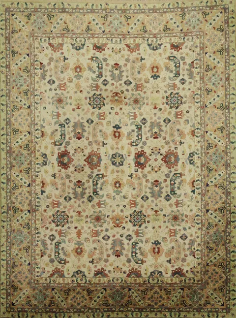 All Over Geometric Mahal Oriental Area Rug 8x11