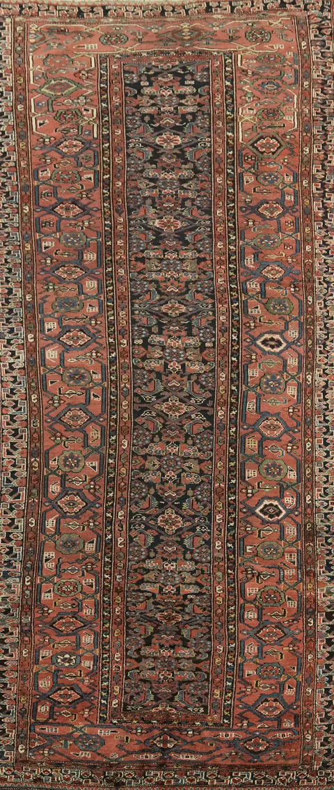 Vegetable Dye Antique Herati Persian Area Rug 6x13