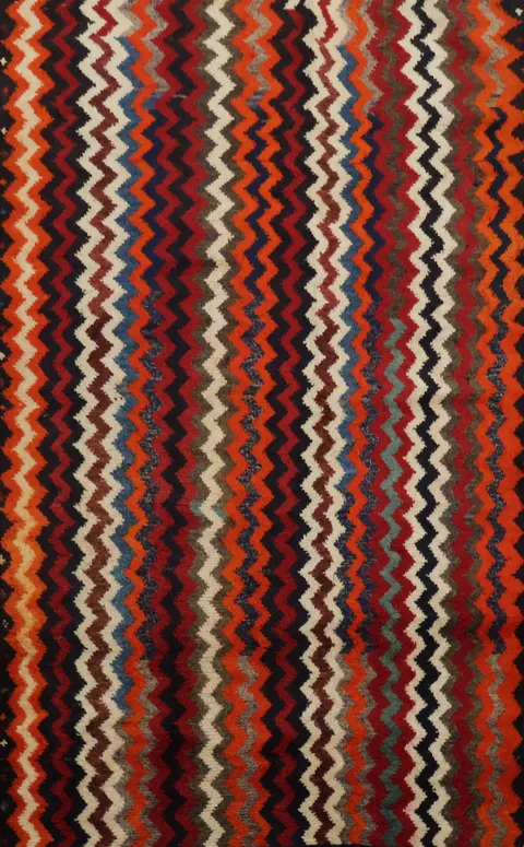 Vintage Wool Gabbeh Persian Rug 3x6
