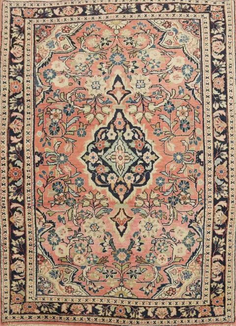 Vintage Wool Lilian Persian Rug 5x7