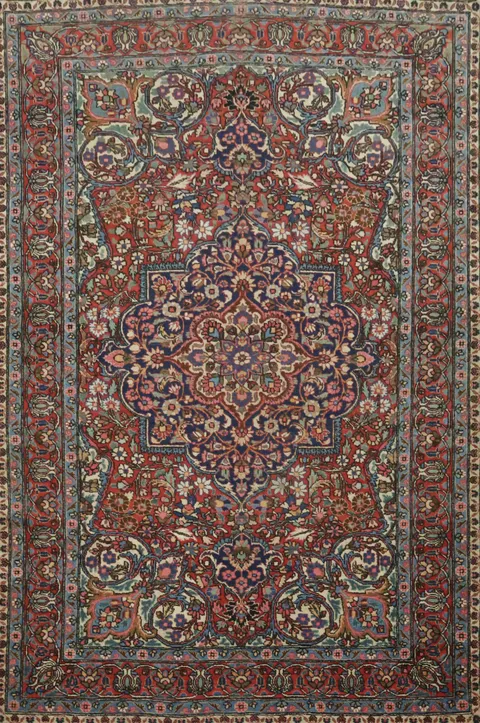 Khoy Persian Floral Wool Rug 5x7