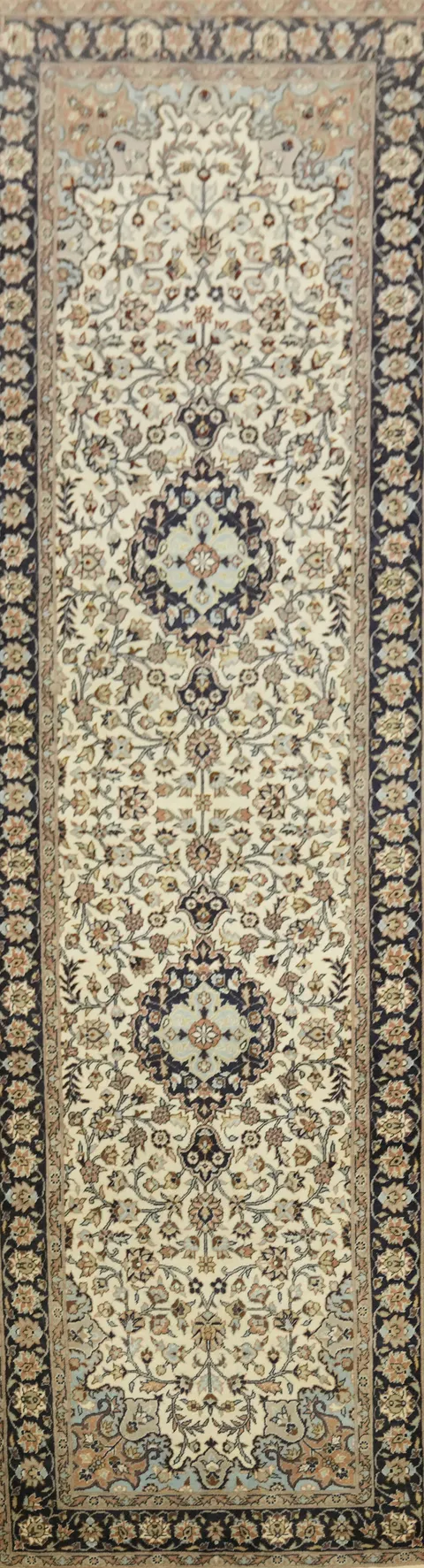 Top Quality Wool Qum Oriental Runner Rug 3x10