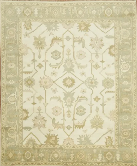 Traditional Oushak Hand Made Area Rug 8x10