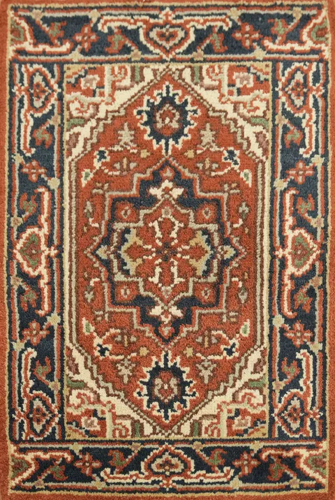 Bold and Luxurious Ornamental Wool Rug 2x3