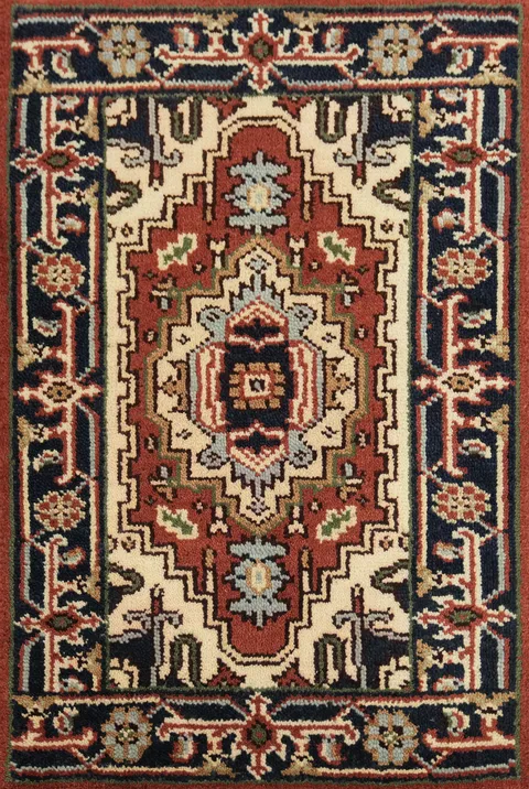 Traditional Handcrafted Tribal Rug 2x3