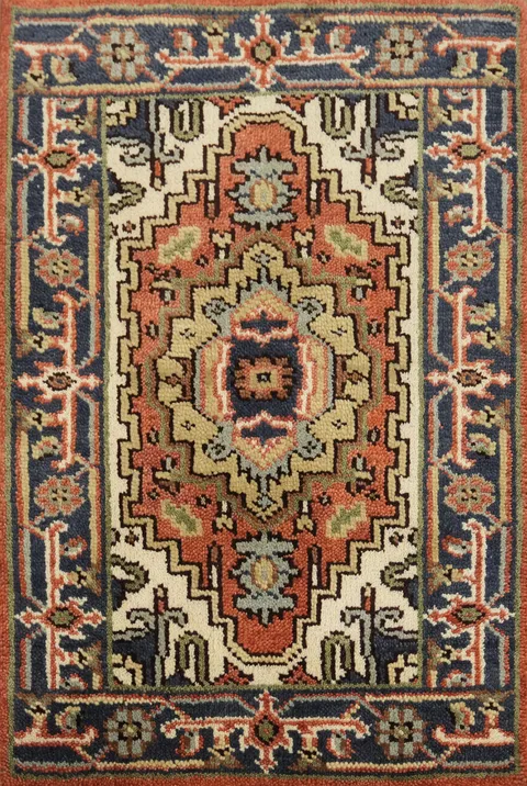 Classic Oriental Bold Wool Rug 2x3