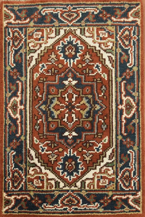 Stunning Handwoven Bold Rug 2x3
