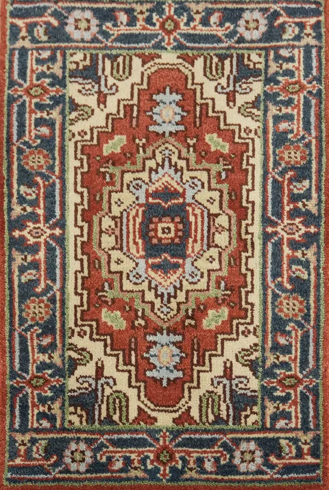 Timeless Traditional Pattern Wool Rug 2x3