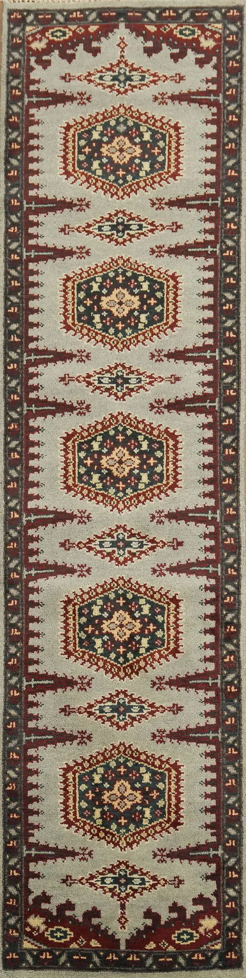 Traditional 3x10 Viss Oriental Runner Rug - Hand-Knotted Wool Tribal