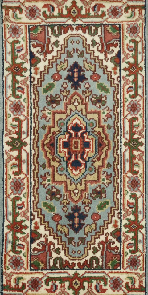 Sophisticated Oriental Wool Rug 2x4