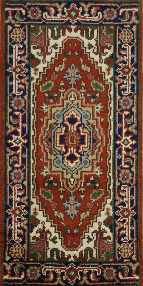 Bold and Vibrant Tribal Rug 2x4