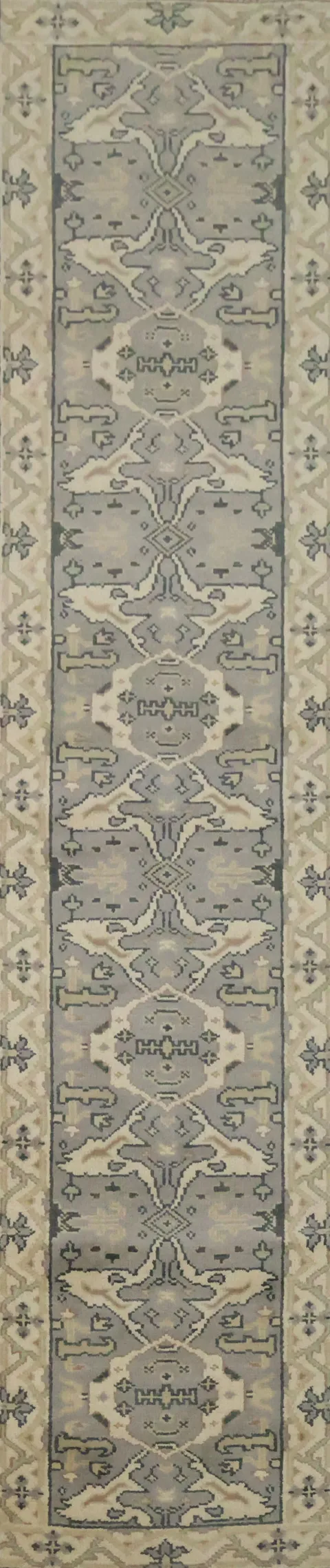 Traditional Oushak Hand Made Runner Rug 3x12