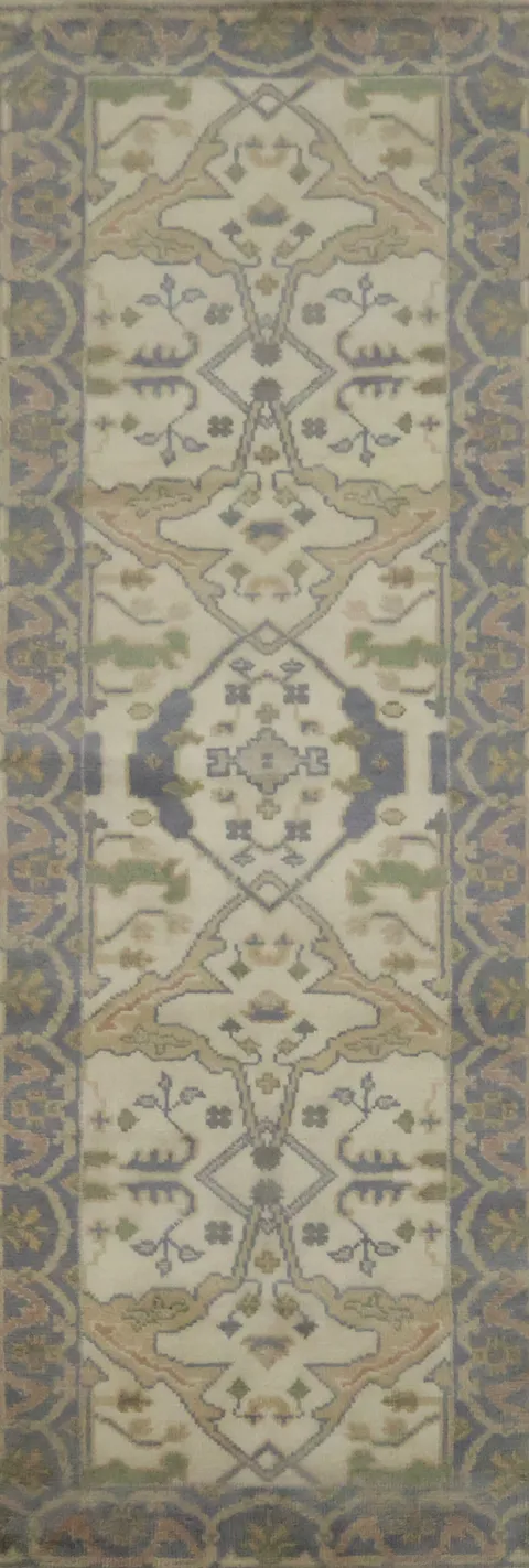 Sublime Pastel Geometric Runner Rug 3x8
