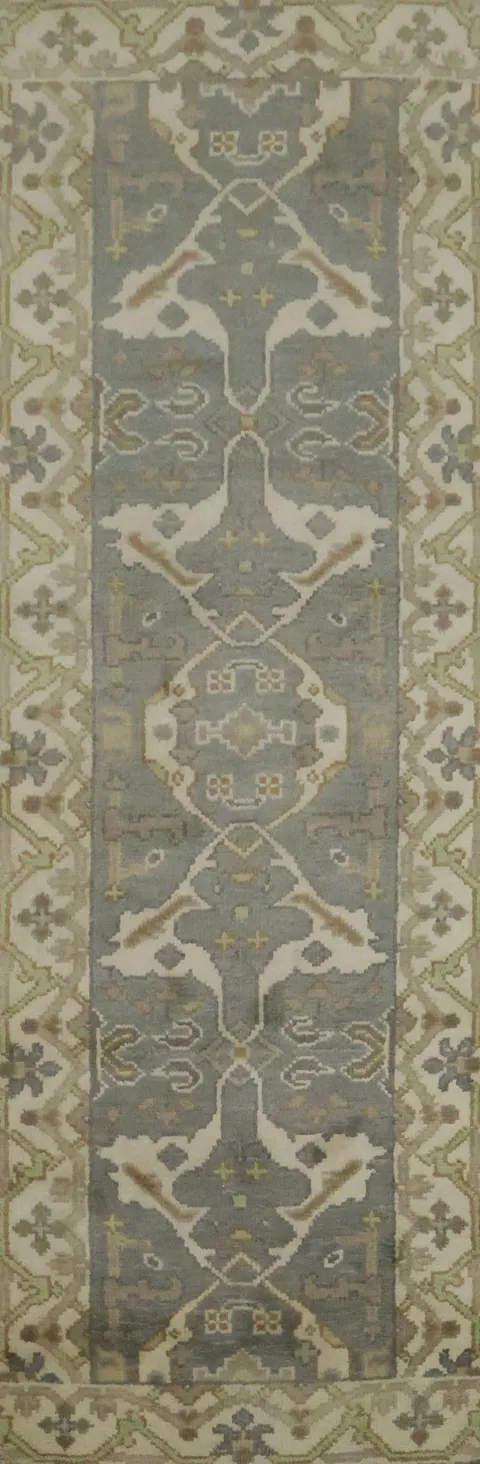 Artfully Designed Oriental Wool Runner Rug 3x8