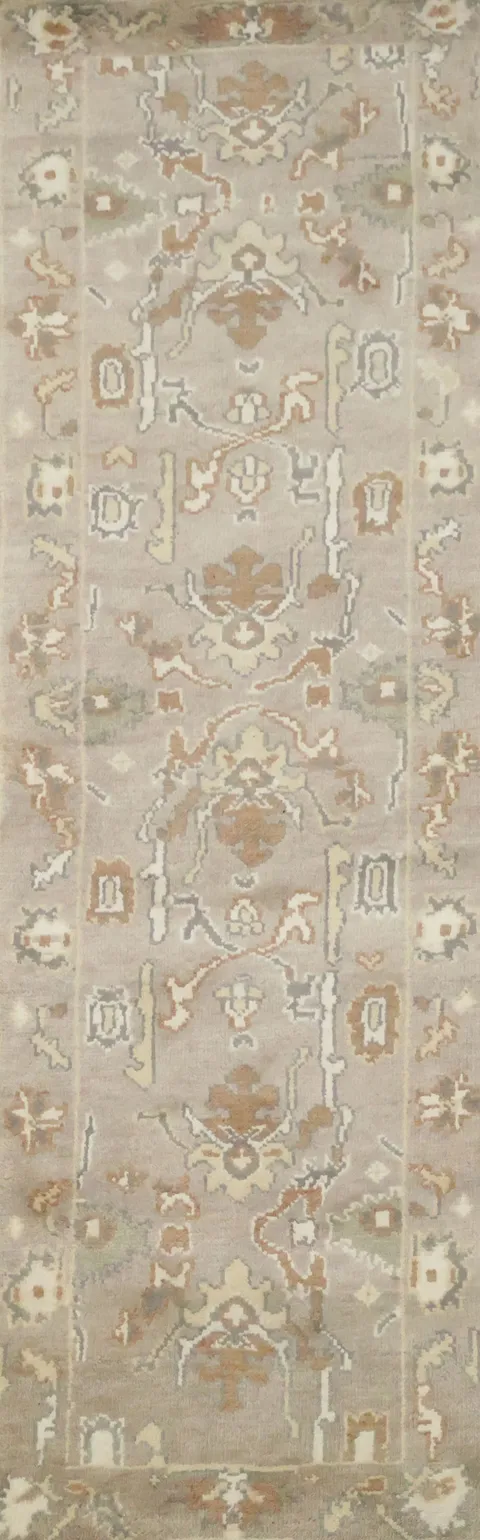 Sophisticated Neutral Runner Rug 3x8