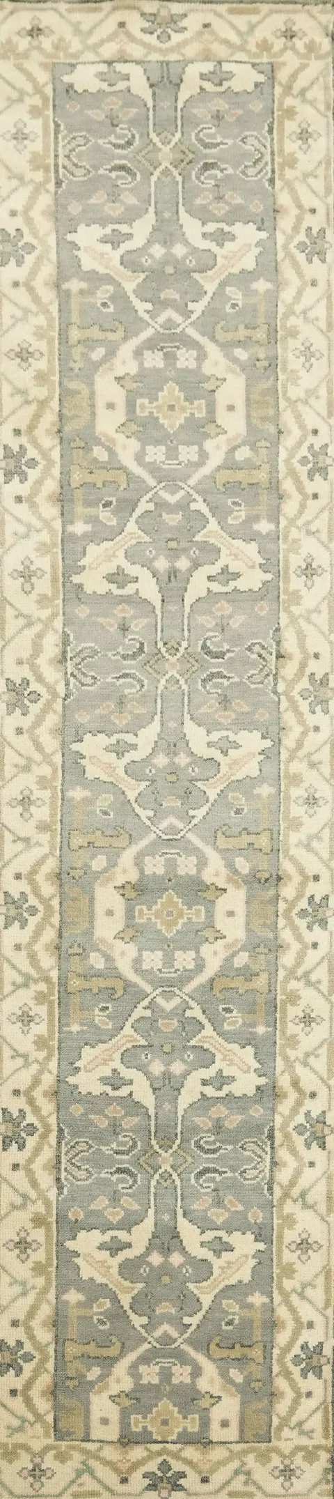 Traditional Style Runner Rug with Soft Hues 3x12