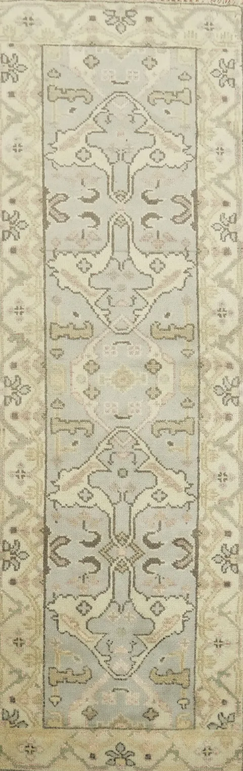 Timeless Hand-knotted Decorative Runner Rug 3x8